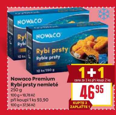 Nowaco Premium Rybí prsty nemleté 250 g