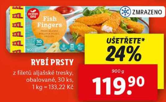 Rybí prsty, 900 g