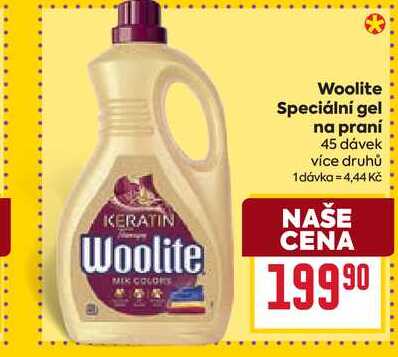 Woolite Speciální gel na praní 45 dávek 