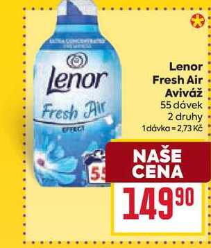 Lenor Fresh Air Aviváž 55 dávek 