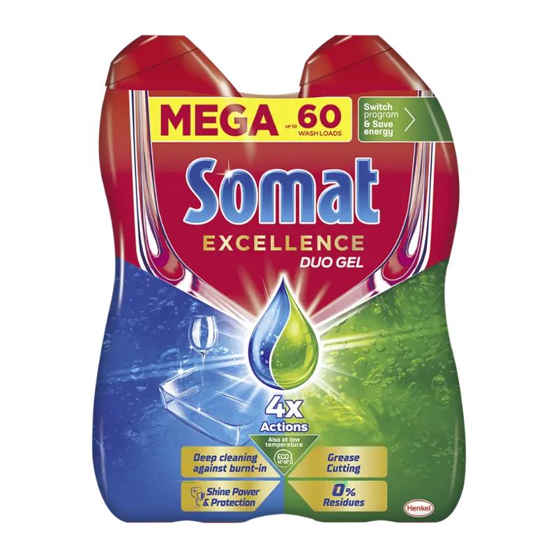 Somat Gel do myčky Excellence Duo, 60 pd