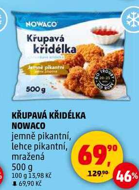 NOWACO KŘUPAVÁ KŘIDÉLKA jemně pikantní, 500 g