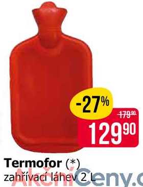Termofor zahřívací láhev
