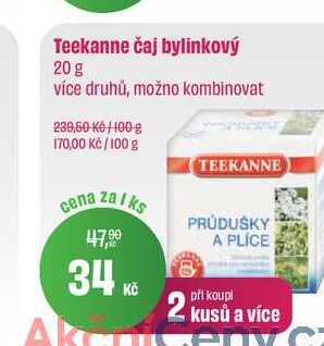 Teekanne čaj bylinkový 20 g více druhů