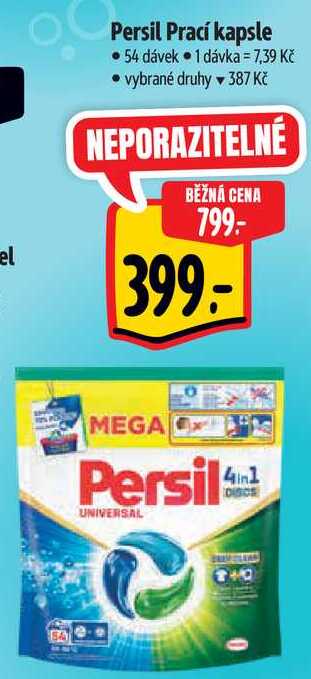 Persil Prací kapsle, 54 dávek 