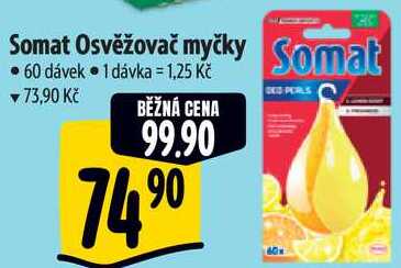 Somat Osvěžovač myčky, 60 dávek 