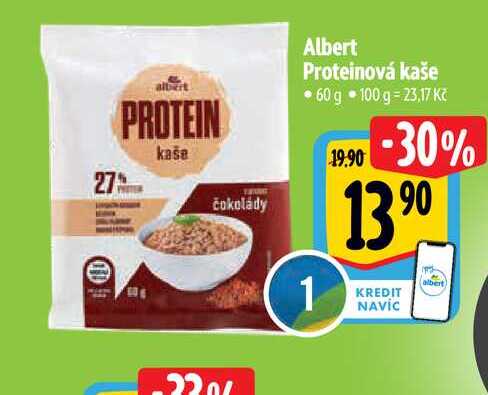   Albert Proteinová kaše 60 g 