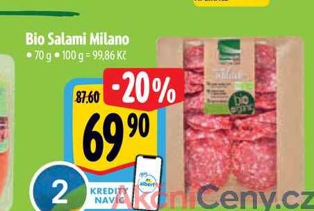 Bio Salami Milano 70 g 