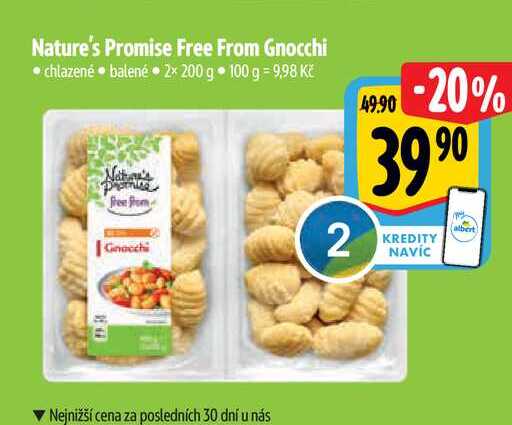 Nature's Promise Free From Gnocchi  2x200 g