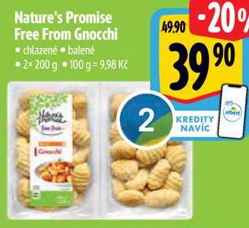 Nature's Promise Free From Gnocchi, 2x 200 g