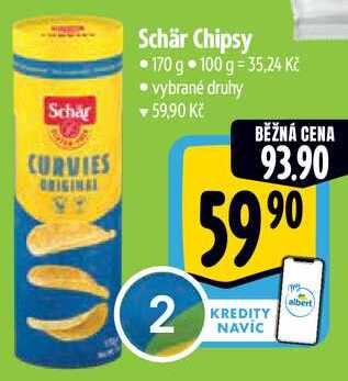 Schär Chipsy, 170 g 