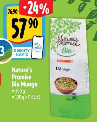 Nature's Promise Bio Mungo, 500 g 