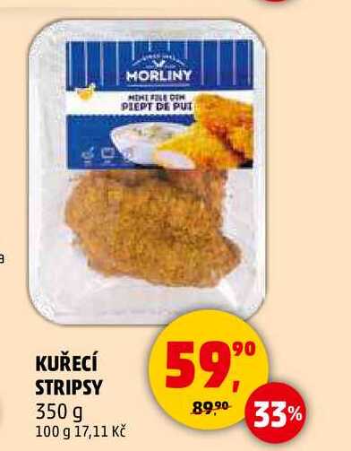 KUŘECÍ STRIPSY, 350 g 