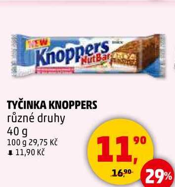 TYČINKA KNOPPERS různé druhy, 40 g 