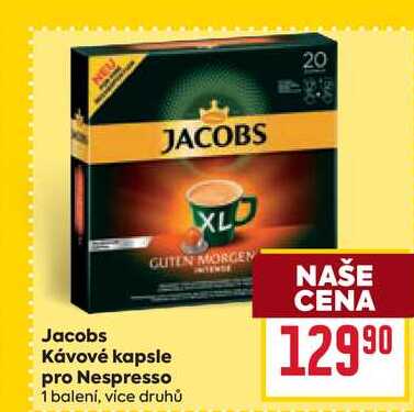 Jacobs Kávové kapsle pro Nespresso 1 balení