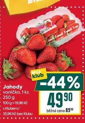 Jahody vanička, 1 ks 250 g 