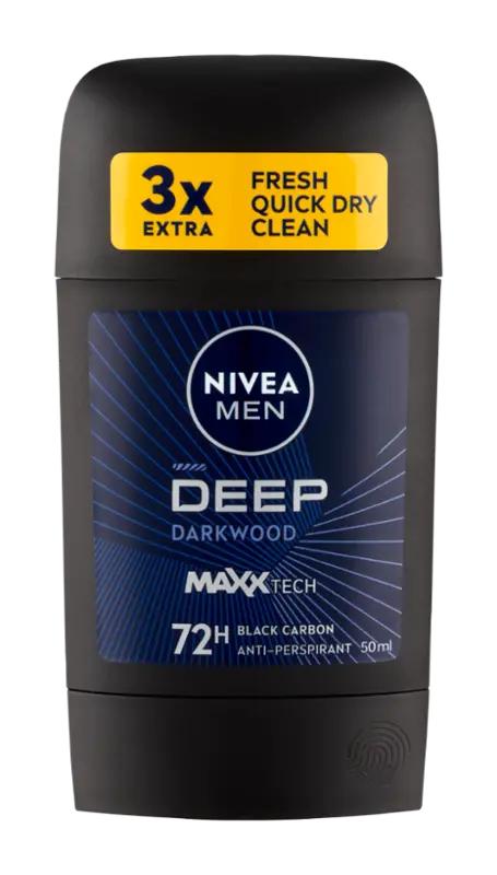 NIVEA Men Antiperspirant tuhý pro muže Deep, 50 ml