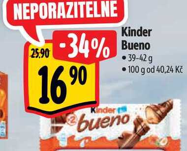  Kinder Bueno 39-42 g  