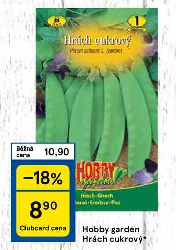 Hobby garden Hrách cukrový