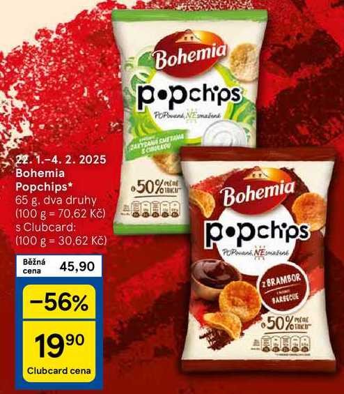 Bohemia popchips, 65 g