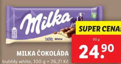 MILKA ČOKOLÁDA, 95 g