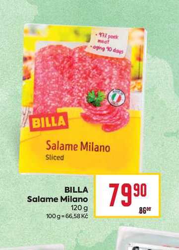 BILLA Salame Milano 120 g 