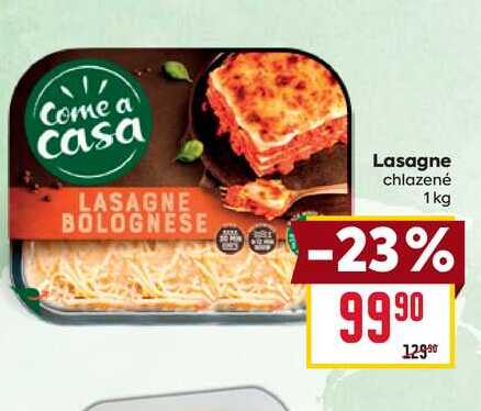 Lasagne chlazené 1 kg 