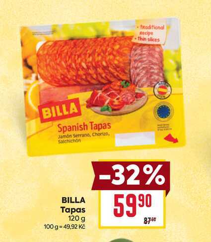 BILLA Tapas 120 g