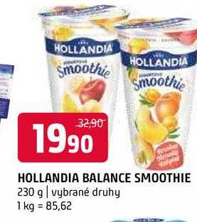 Hollandia balance smoothie 230g