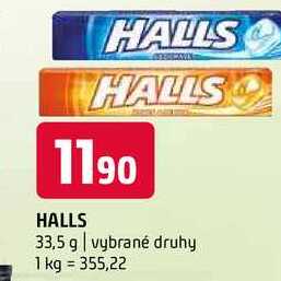 Halls 33,5 g vybrané druhy 