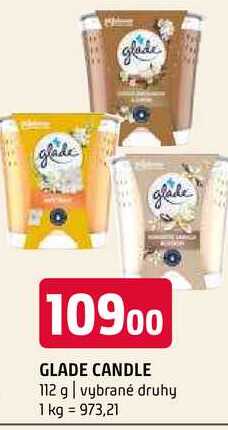 Glade candle 112 g vybrané druhy