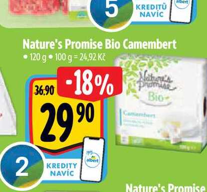   Nature's Promise Bio Camembert 120 g 