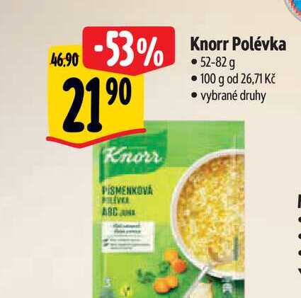   Knorr Polévka  52-82 g  