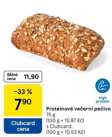 Proteinové večerní pečivo, 75 g 