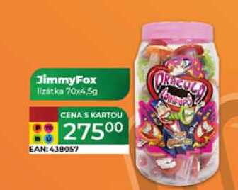 JimmyFox lizátka 70x4,5 g