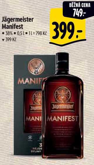 Jägermeister Manifest, 0,5 l