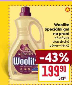 Woolite Speciální gel na praní 45 dávek 