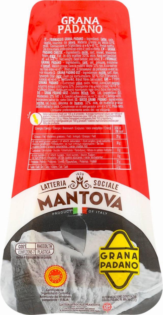 Mantova Grana Padano DOP Extra tvrdý sýr