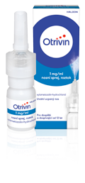 Otrivin Menthol 1 mg/ml nosní sprej, roztok 10 ml