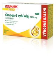 Walmark Omega-3 FORTE rybí olej 1000 mg 120+60 tob