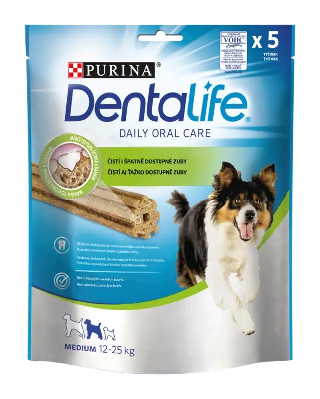 PURINA Pochoutka pro psy DentaLife medium, 115 g