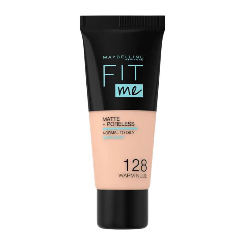 Maybelline Make-up Fit Me! Matte + Poreless 128 Warm Nude, 1 ks