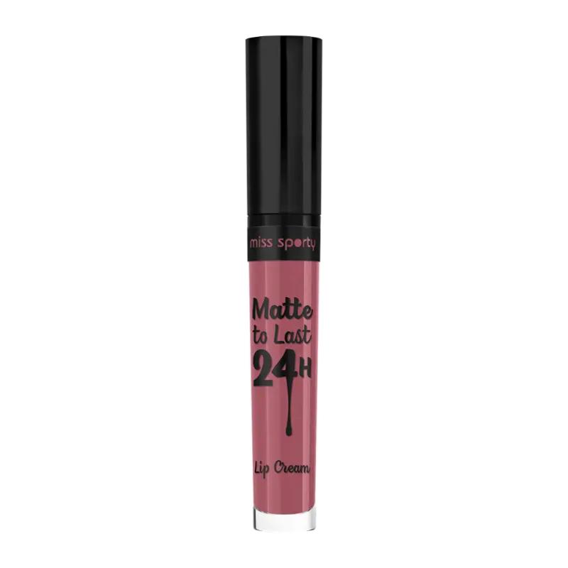 miss sporty Tekutá rtěnka Matte to Last 24h Lip Cream 210 Cheerful Pink, 1 ks