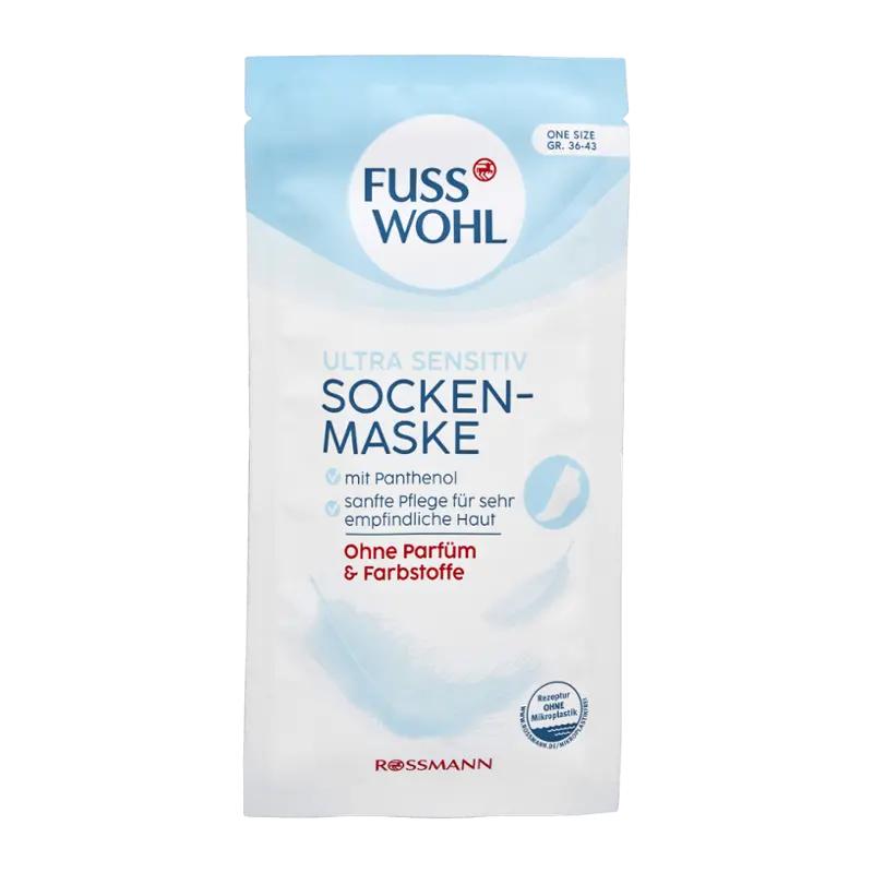 Fusswohl Maska na nohy Ultra Sensitive, 1 ks