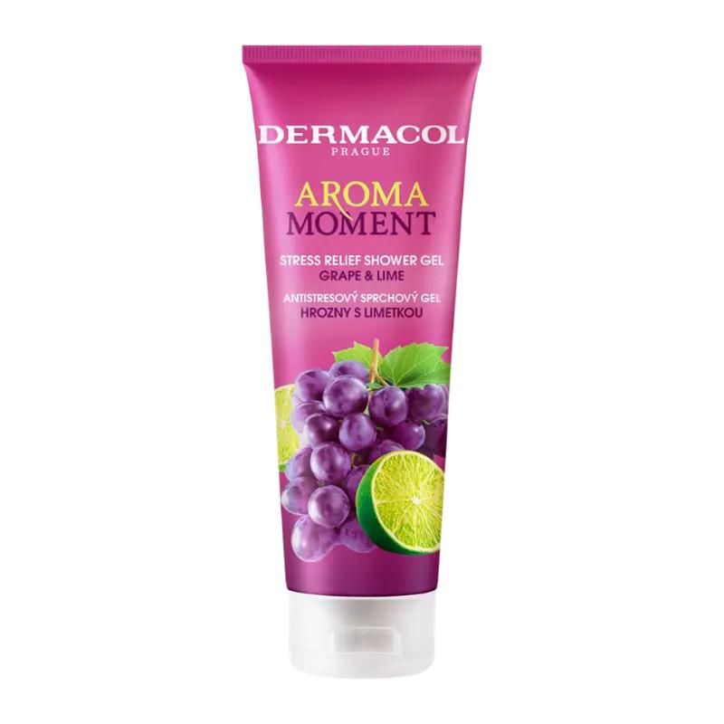 Dermacol Sprchový gel Aroma Moment hrozny s limetkou, 250 ml