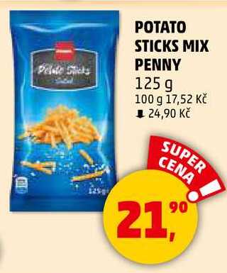 POTATO STICKS MIX PENNY, 125 g