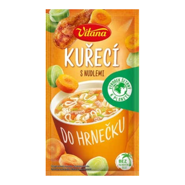 Vitana Do hrnečku Instantní kuřecí polévka s nudlemi