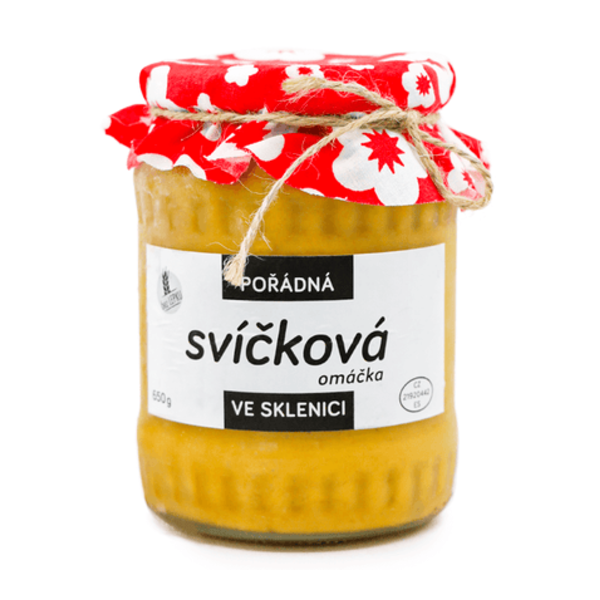 Pořádně ve sklenici Svíčková omáčka