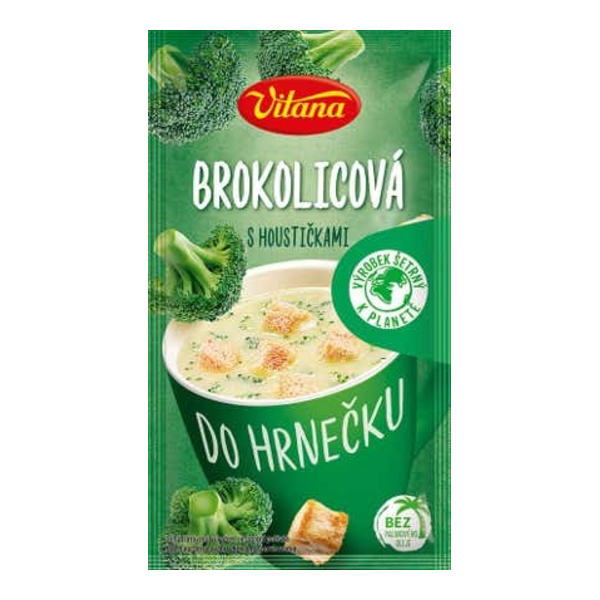 Vitana Do hrnečku Instantní polévka brokolicová s houstičkami