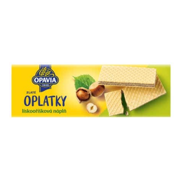 Opavia Zlaté Oplatky lískooříšková náplň